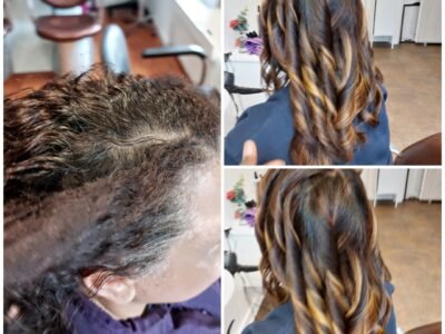 Balayage sur cheveux mi-longs