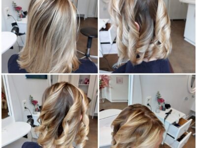 Balayage sur cheveux mi-longs