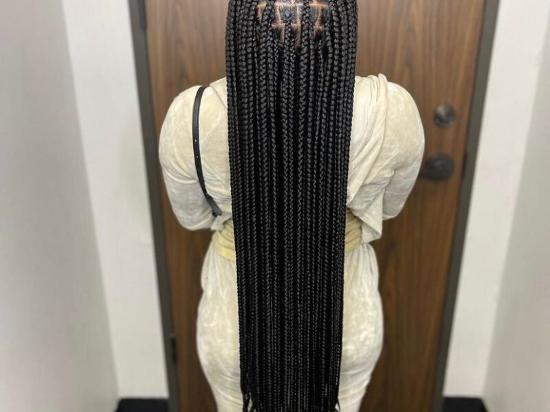 Knotless braids