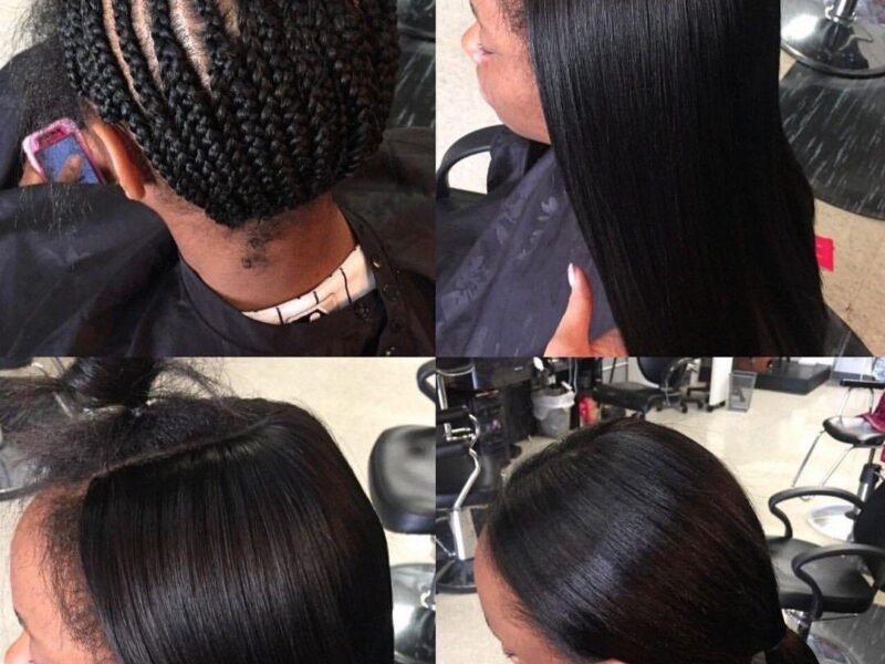 Pose de tissage