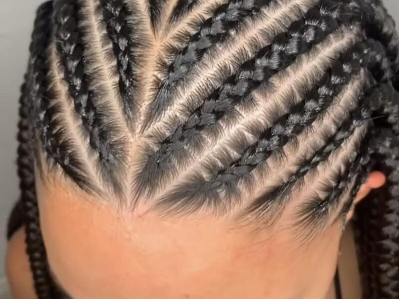 Tresse plaqué