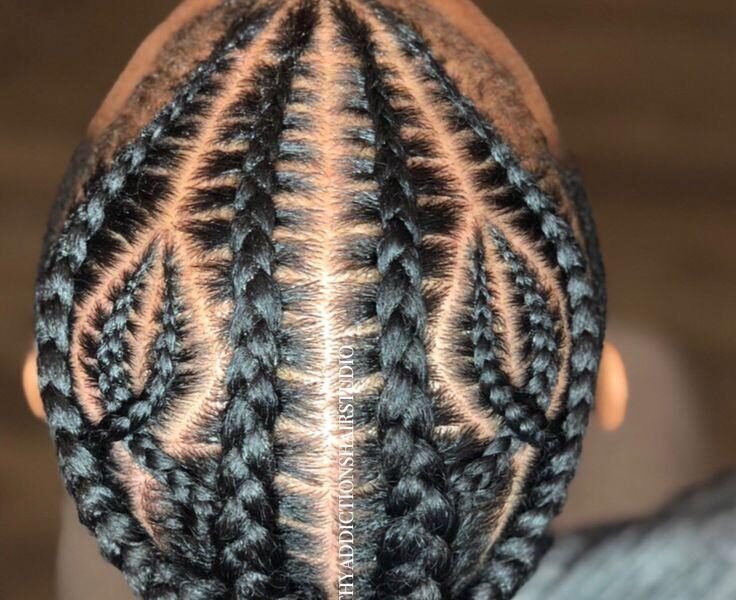 Tresse plaqué