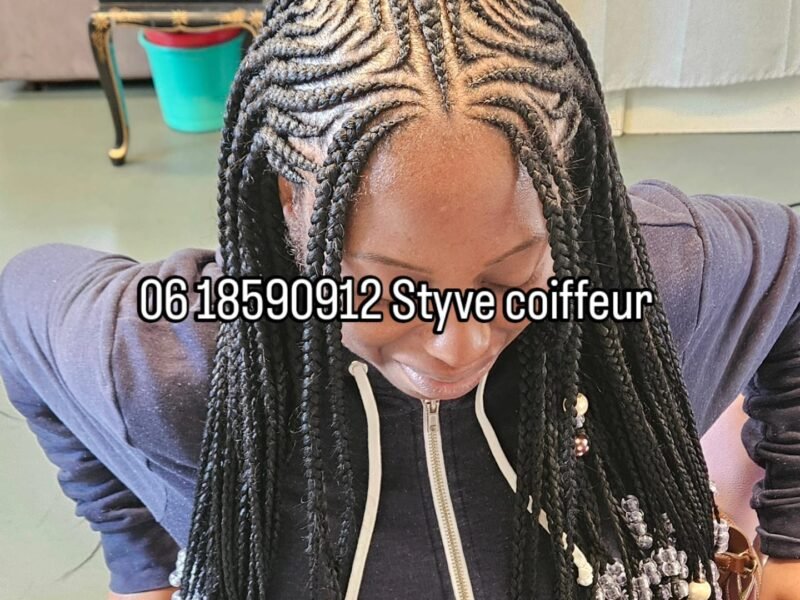 Nattes collées + braids