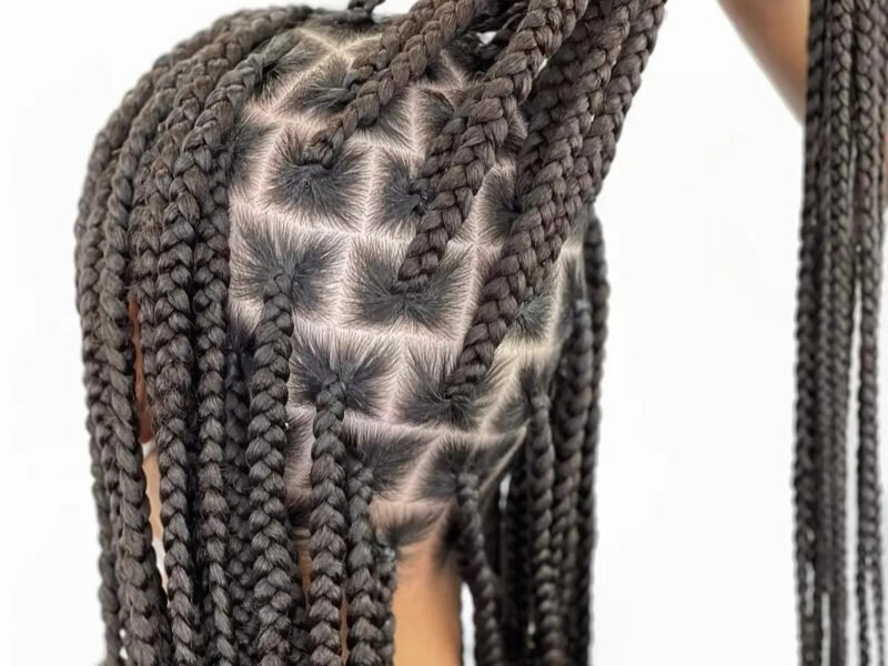 Knotless médium longueur bas des fesses