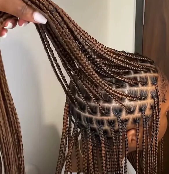 Knotless medium longueur mi-dos